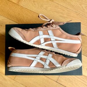 Onitsuka Tiger Mexico 66 in Sand red / cream Recycled Leather EU 36 US